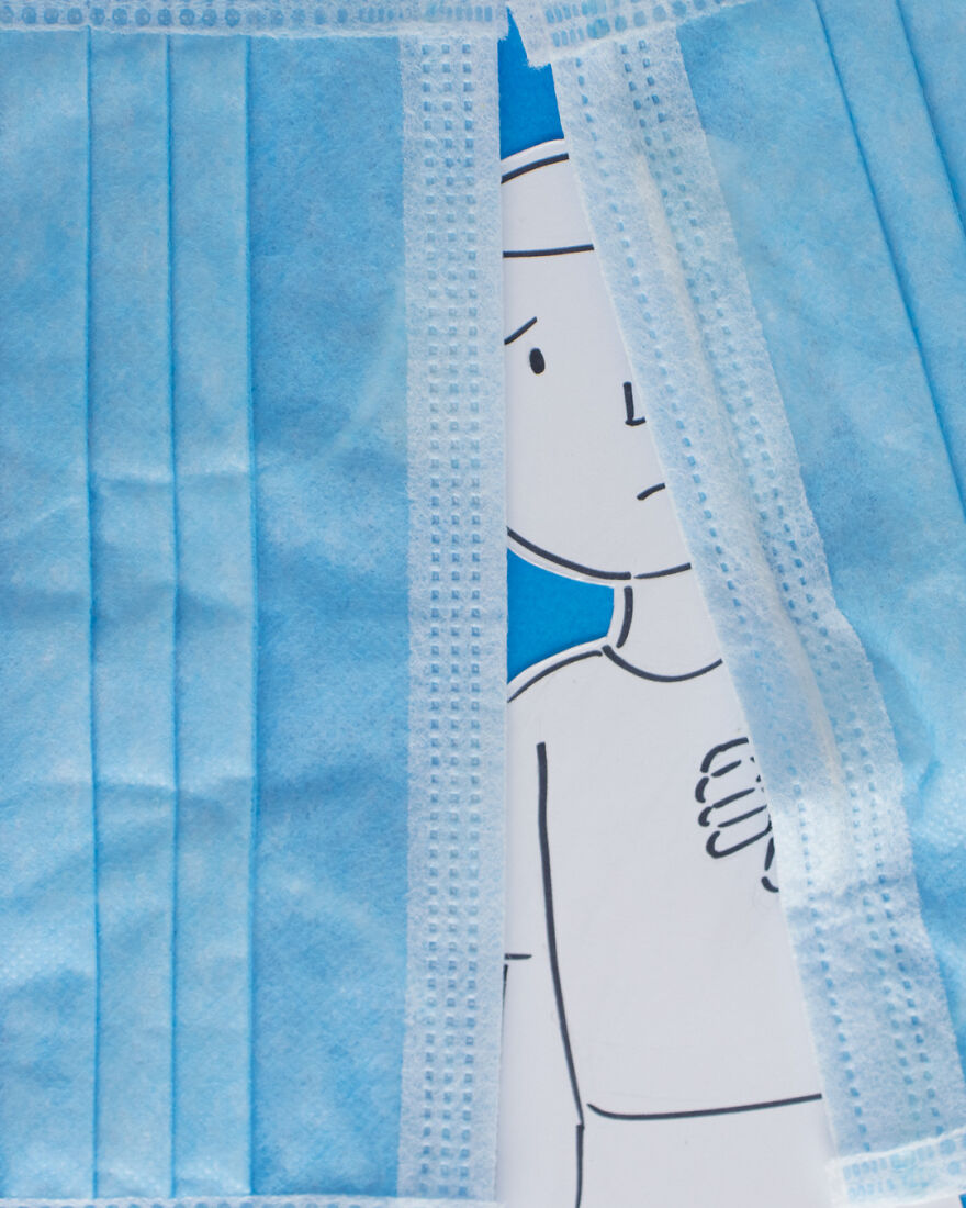 To Create More Awareness On How To Use Face Masks Correctly, I Created These 12 Illustrations To Create More Awareness On How To Use Face Masks Correctly, I Created These 12 Illustrations