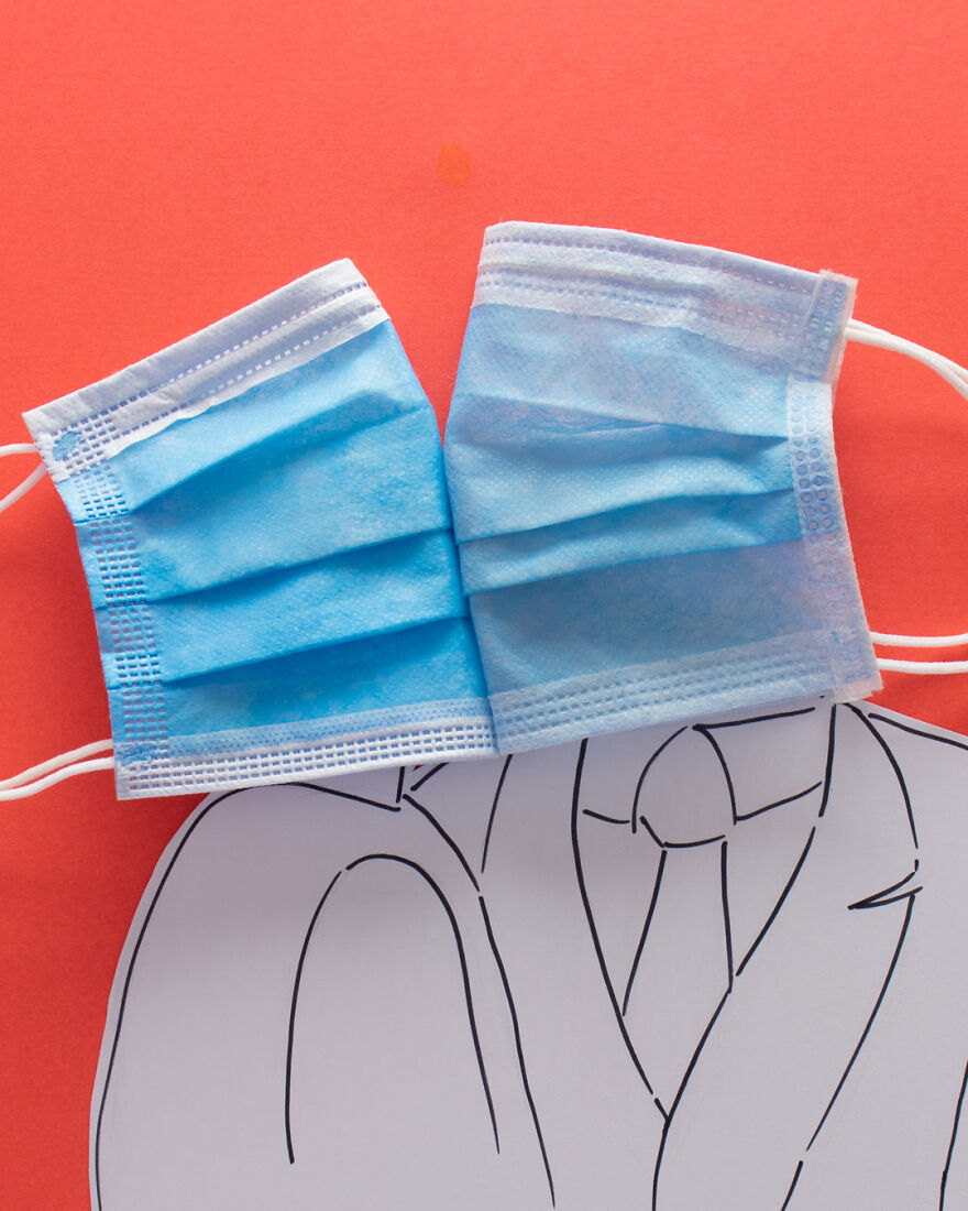 To Create More Awareness On How To Use Face Masks Correctly, I Created These 12 Illustrations To Create More Awareness On How To Use Face Masks Correctly, I Created These 12 Illustrations