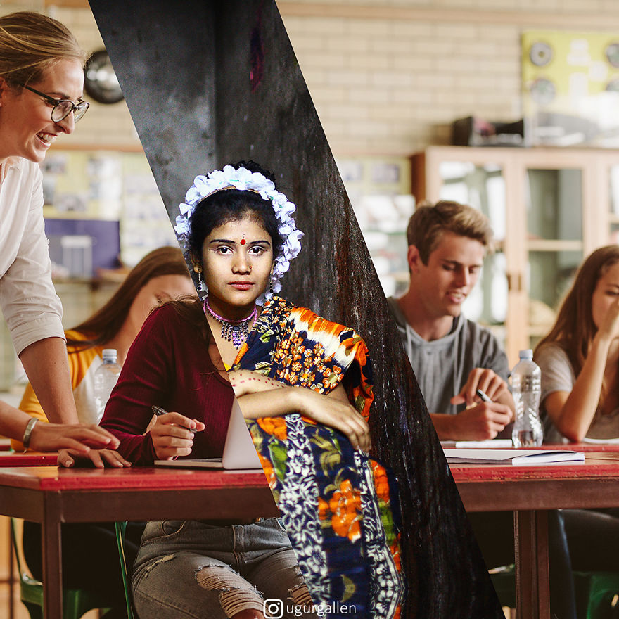 I Show The Contrast Between The Two Worlds That Our Children Currently Live In By Combining Photos (29 Pics) I Show The Contrast Between The Two Worlds That Our Children Currently Live In By Combining Photos (29 Pics)