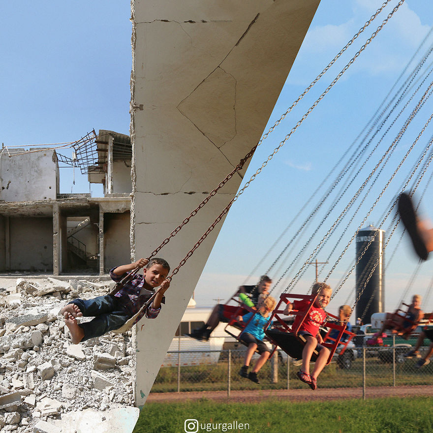 I Show The Contrast Between The Two Worlds That Our Children Currently Live In By Combining Photos (29 Pics) I Show The Contrast Between The Two Worlds That Our Children Currently Live In By Combining Photos (29 Pics)