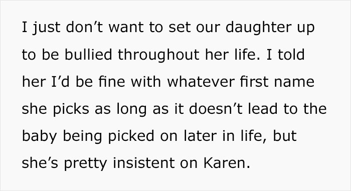 Dad Refuses To Call His Daughter Karen Like His Wife Wants, Asks The Internet If He’s A Jerk Dad Refuses To Call His Daughter Karen Like His Wife Wants, Asks The Internet If He’s A Jerk
