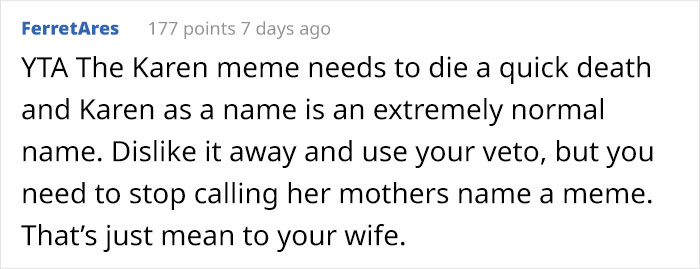 Dad Refuses To Call His Daughter Karen Like His Wife Wants, Asks The Internet If He’s A Jerk Dad Refuses To Call His Daughter Karen Like His Wife Wants, Asks The Internet If He’s A Jerk