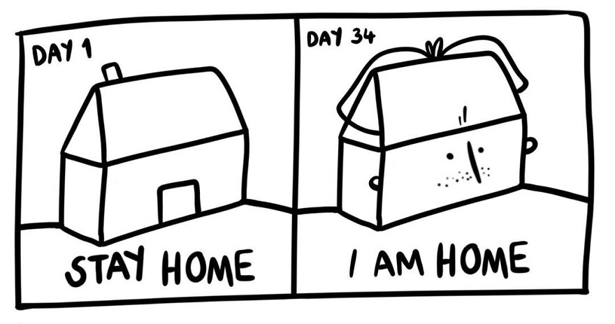My 50 Comics Represent The Common Everyday Struggles Of 2020