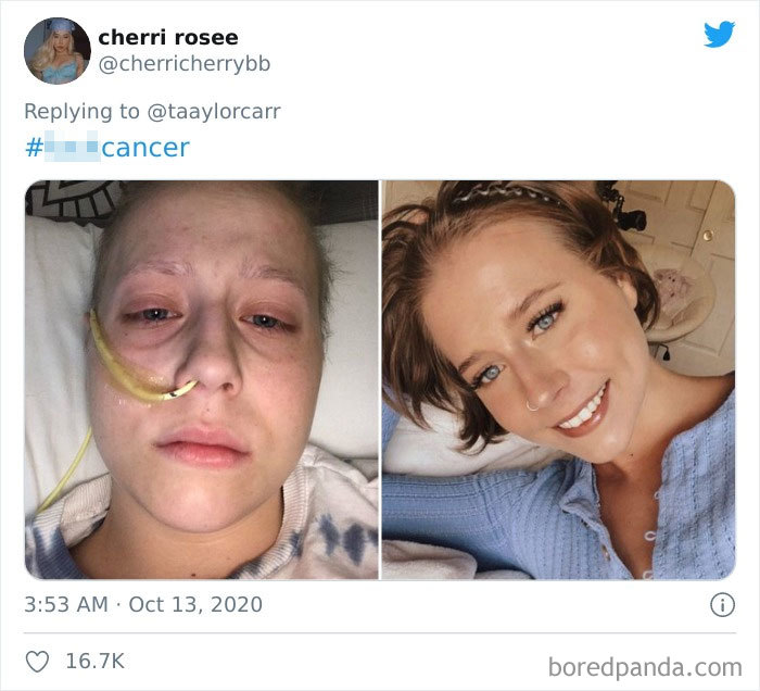 People Take ‘How It Started Vs. How It’s Going’ Challenge To Another Level Of Wholesomeness By Sharing Their Cancer Stories (30 Pics) People Take ‘How It Started Vs. How It’s Going’ Challenge To Another Level Of Wholesomeness By Sharing Their Cancer Stories (30 Pics)