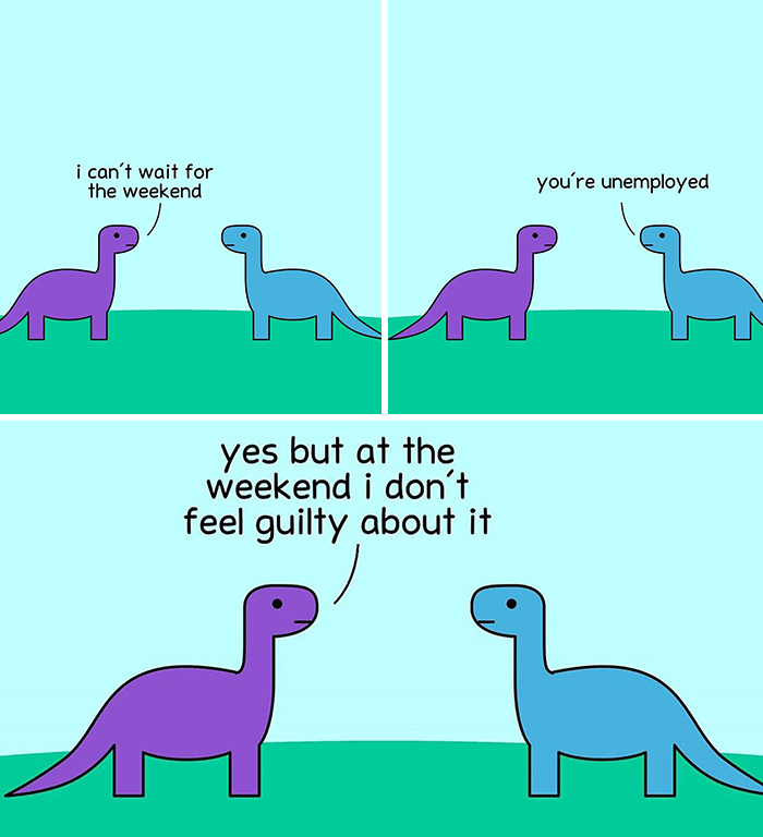 Explore Mental Health and Life Through Honest Dinosaur Comic Strips Explore Mental Health and Life Through Honest Dinosaur Comic Strips