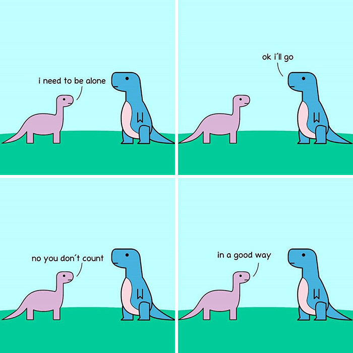 Explore Mental Health and Life Through Honest Dinosaur Comic Strips Explore Mental Health and Life Through Honest Dinosaur Comic Strips