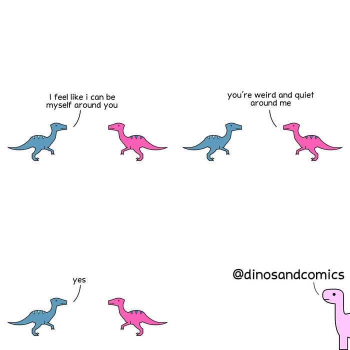 Explore Mental Health and Life Through Honest Dinosaur Comic Strips Explore Mental Health and Life Through Honest Dinosaur Comic Strips