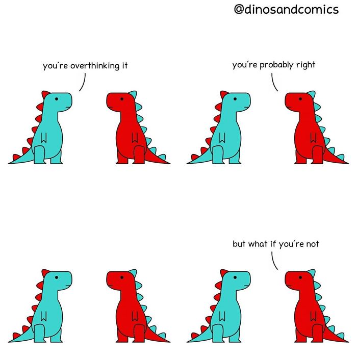 Explore Mental Health and Life Through Honest Dinosaur Comic Strips Explore Mental Health and Life Through Honest Dinosaur Comic Strips