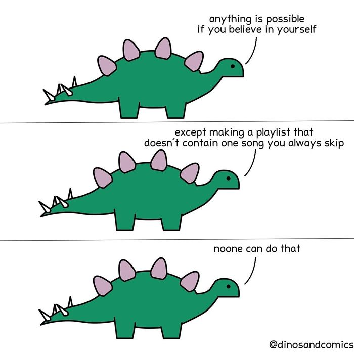 Explore Mental Health and Life Through Honest Dinosaur Comic Strips Explore Mental Health and Life Through Honest Dinosaur Comic Strips