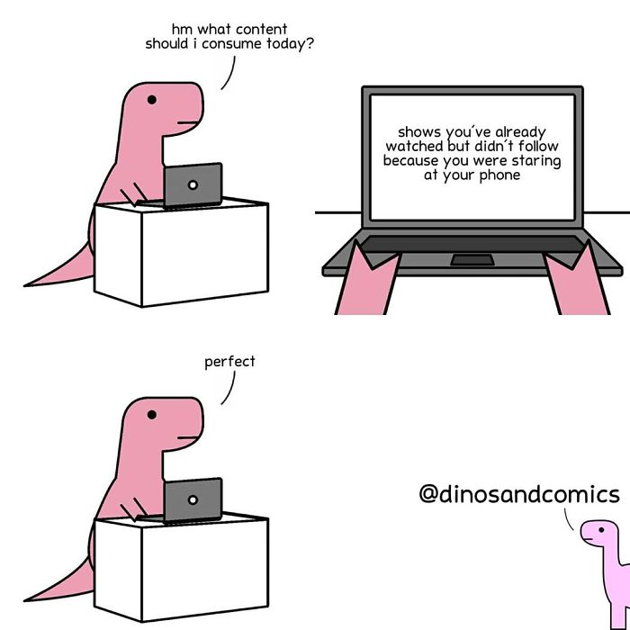 Explore Mental Health and Life Through Honest Dinosaur Comic Strips Explore Mental Health and Life Through Honest Dinosaur Comic Strips