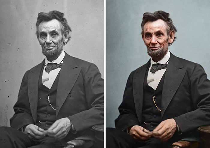 Artist Breathes New Life Into Photos Of US Presidents Who Lived Before Color Photography (26 Pics)