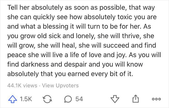 Parent Asks How To Tell Her Kid She Doesn’t Want To See Her Anymore Once She Turns 18, Gets Shut Down Parent Asks How To Tell Her Kid She Doesn’t Want To See Her Anymore Once She Turns 18, Gets Shut Down
