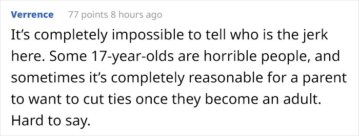Parent Asks How To Tell Her Kid She Doesn’t Want To See Her Anymore Once She Turns 18, Gets Shut Down Parent Asks How To Tell Her Kid She Doesn’t Want To See Her Anymore Once She Turns 18, Gets Shut Down