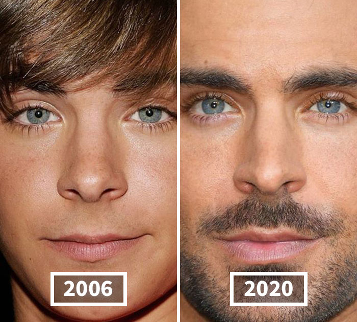 This Instagram Account Points Out How Much Celebrity Faces Have Changed Over The Years And Here Are 30 Of The Transformations