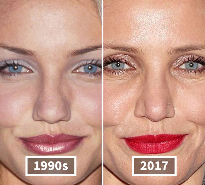 This Instagram Account Points Out How Much Celebrity Faces Have Changed Over The Years And Here Are 30 Of The Transformations