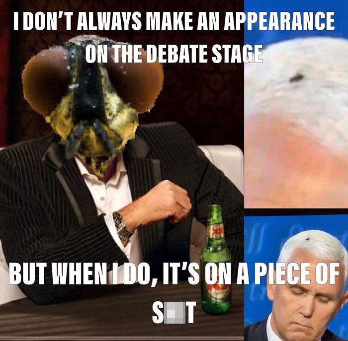 47 Memes That Wouldn’t Exist If The Fly Didn’t Land On Mike Pence’s Head Last Night 47 Memes That Wouldn’t Exist If The Fly Didn’t Land On Mike Pence’s Head Last Night
