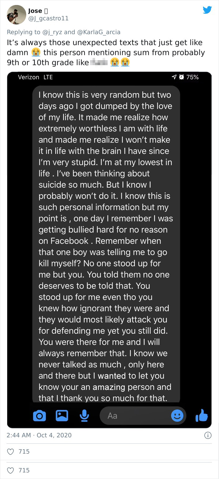 24 People Share Their Bully Stories After This Guy Tweeted How He Was Introduced As ‘The Only Kid Who Didn’t Bully Me’ 24 People Share Their Bully Stories After This Guy Tweeted How He Was Introduced As ‘The Only Kid Who Didn’t Bully Me’