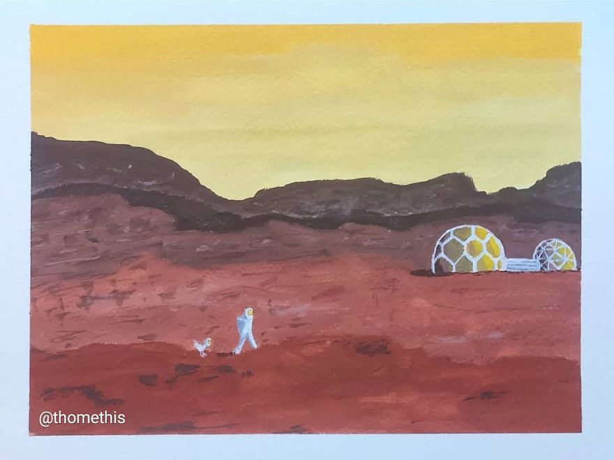 I&#8217;ve Challenged Myself To Draw A Gouache Painting A Day, Here&#8217;s The Final Part (50 New Pics)