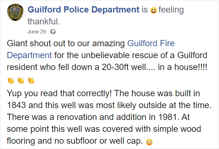 Man Discovers Secret 30 ft Well Inside His Friend’s 1843 House After Breaking Through The Floorboards Man Discovers Secret 30 ft Well Inside His Friend’s 1843 House After Breaking Through The Floorboards