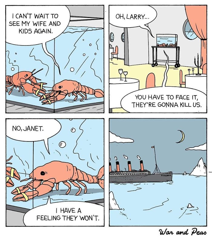 45 Humorous Comics With Unexpected Plot Twists By War And Peas (New Comics) 45 Humorous Comics With Unexpected Plot Twists By War And Peas (New Comics)