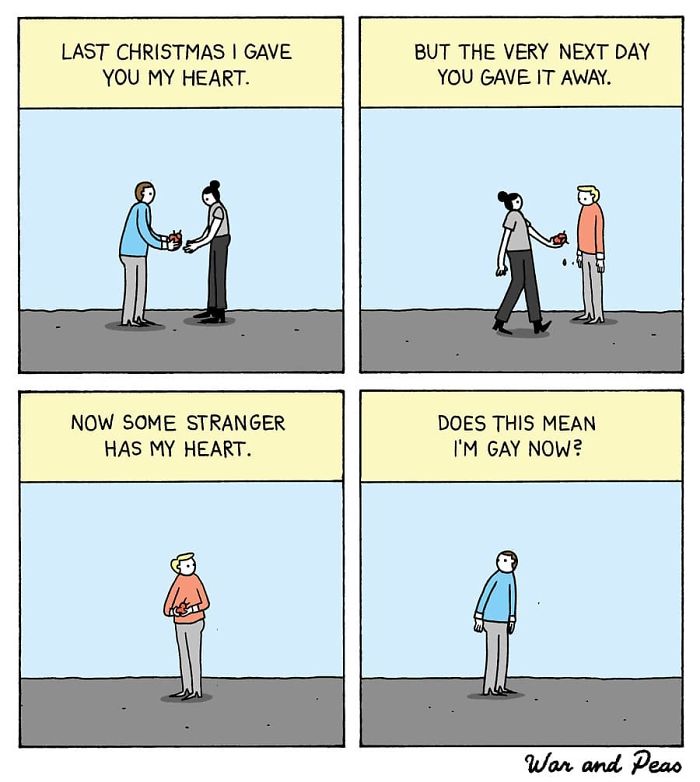 45 Humorous Comics With Unexpected Plot Twists By War And Peas (New Comics) 45 Humorous Comics With Unexpected Plot Twists By War And Peas (New Comics)