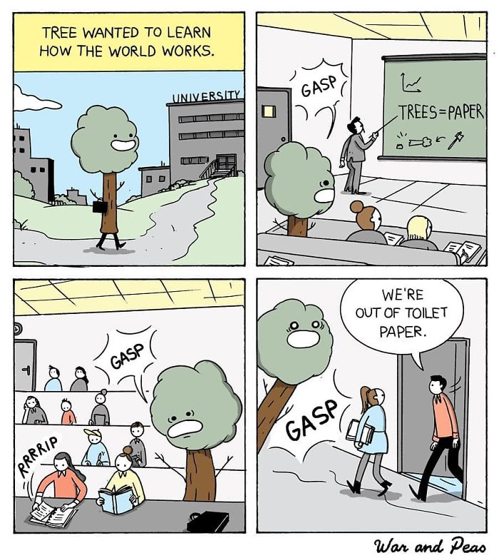 45 Humorous Comics With Unexpected Plot Twists By War And Peas (New Comics) 45 Humorous Comics With Unexpected Plot Twists By War And Peas (New Comics)