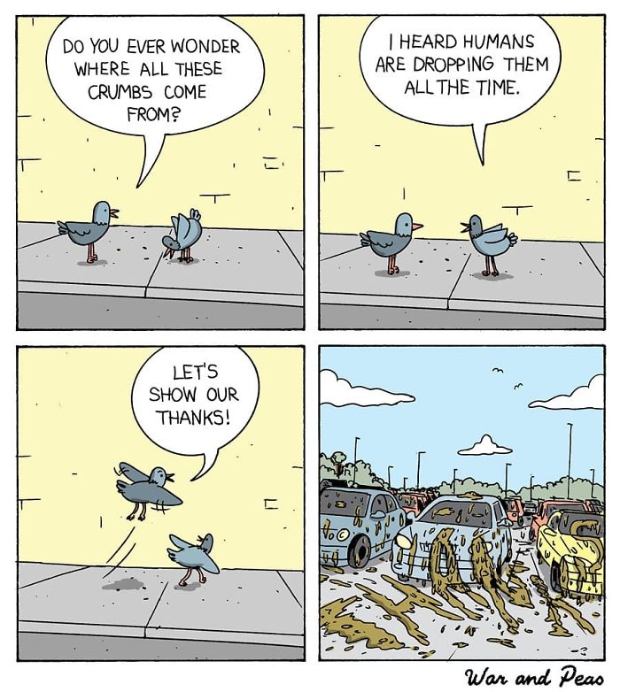 45 Humorous Comics With Unexpected Plot Twists By War And Peas (New Comics) 45 Humorous Comics With Unexpected Plot Twists By War And Peas (New Comics)