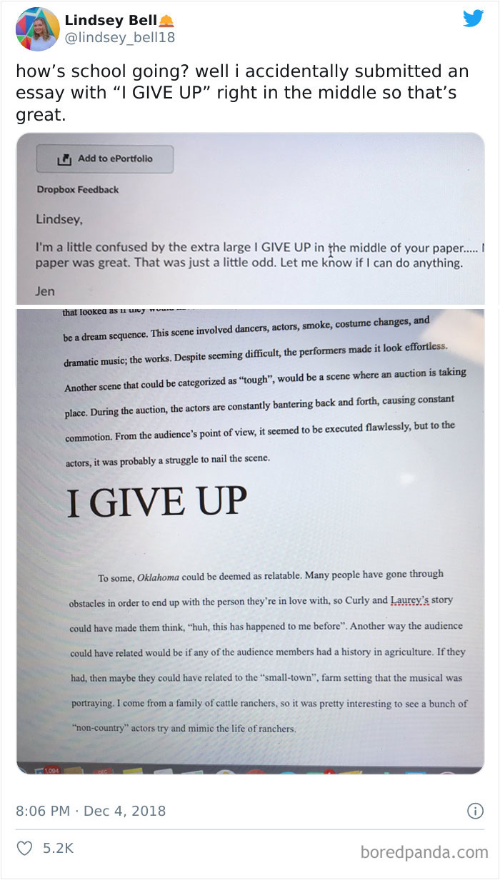 32 Times Students Didn’t Proofread Their Work And Left In The Funniest Mistakes 32 Times Students Didn’t Proofread Their Work And Left In The Funniest Mistakes