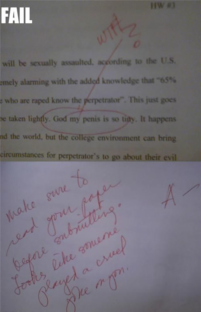 32 Times Students Didn’t Proofread Their Work And Left In The Funniest Mistakes 32 Times Students Didn’t Proofread Their Work And Left In The Funniest Mistakes
