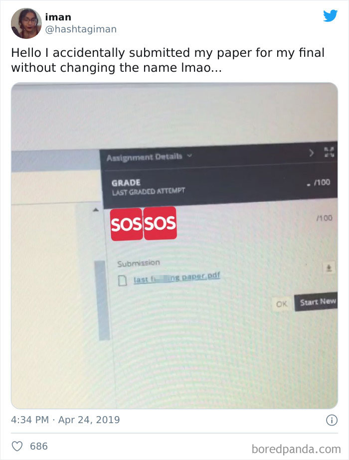 32 Times Students Didn’t Proofread Their Work And Left In The Funniest Mistakes 32 Times Students Didn’t Proofread Their Work And Left In The Funniest Mistakes