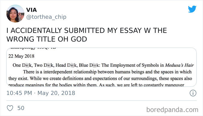 32 Times Students Didn’t Proofread Their Work And Left In The Funniest Mistakes 32 Times Students Didn’t Proofread Their Work And Left In The Funniest Mistakes