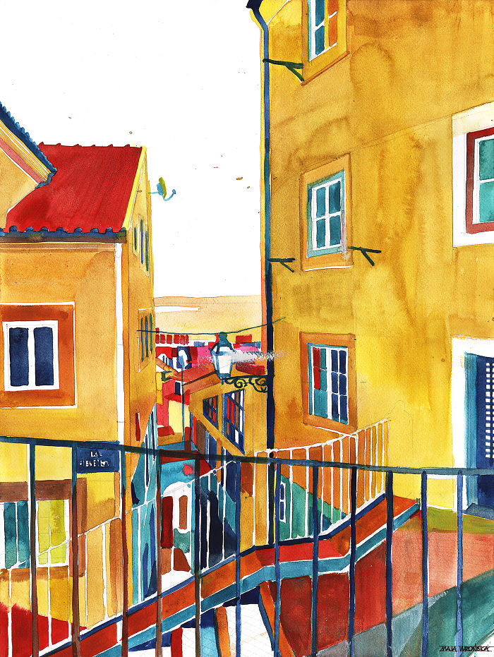 I Drew These 27 Bright Summer Watercolors Based On Beautiful Southern European Cities I Drew These 27 Bright Summer Watercolors Based On Beautiful Southern European Cities
