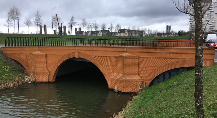 Euros Bills Were Intentionally Drawn Not To Represent Real Bridges, So This Guy Built Them One By One On This River
