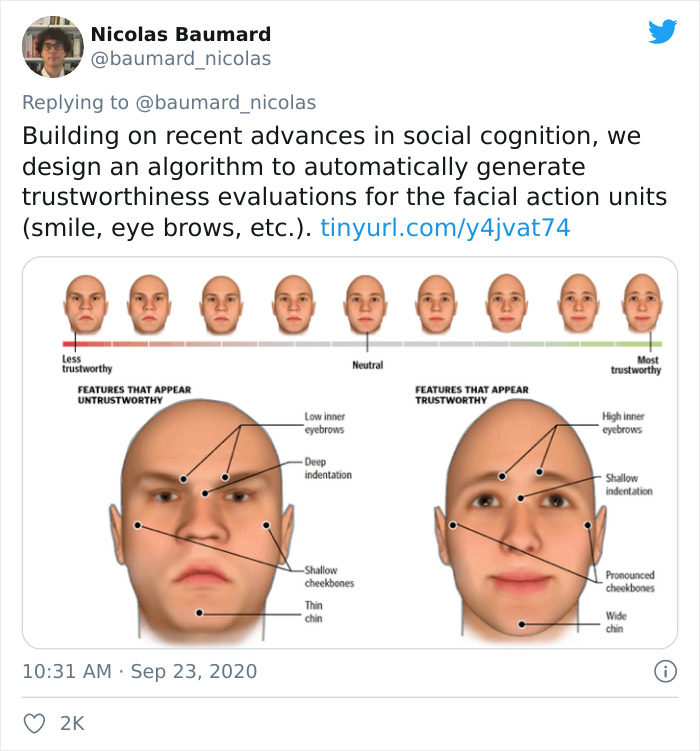 New AI Tells If A Person Is Perceived As ‘Trustworthy’ Based On Their Face And Some People Find It Problematic New AI Tells If A Person Is Perceived As ‘Trustworthy’ Based On Their Face And Some People Find It Problematic