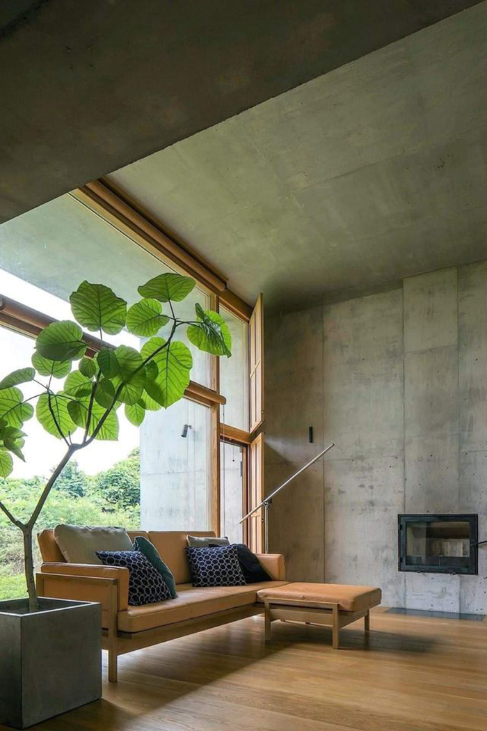 Japanese Architects Build Exposed Concrete House With A Delicate And Warm Interior Japanese Architects Build Exposed Concrete House With A Delicate And Warm Interior