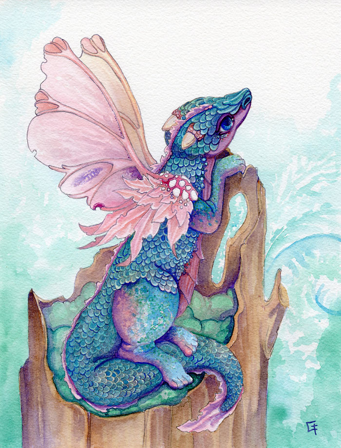 Painting Helps Me To Manage Daily Life With Schizophrenia, Here Are My 16 Dragons In Watercolor (16 Pics) Painting Helps Me To Manage Daily Life With Schizophrenia, Here Are My 16 Dragons In Watercolor (16 Pics)