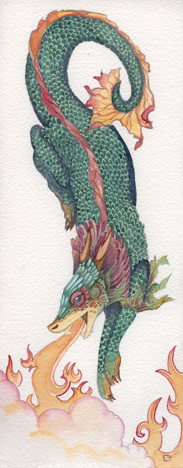 Painting Helps Me To Manage Daily Life With Schizophrenia, Here Are My 16 Dragons In Watercolor (16 Pics) Painting Helps Me To Manage Daily Life With Schizophrenia, Here Are My 16 Dragons In Watercolor (16 Pics)