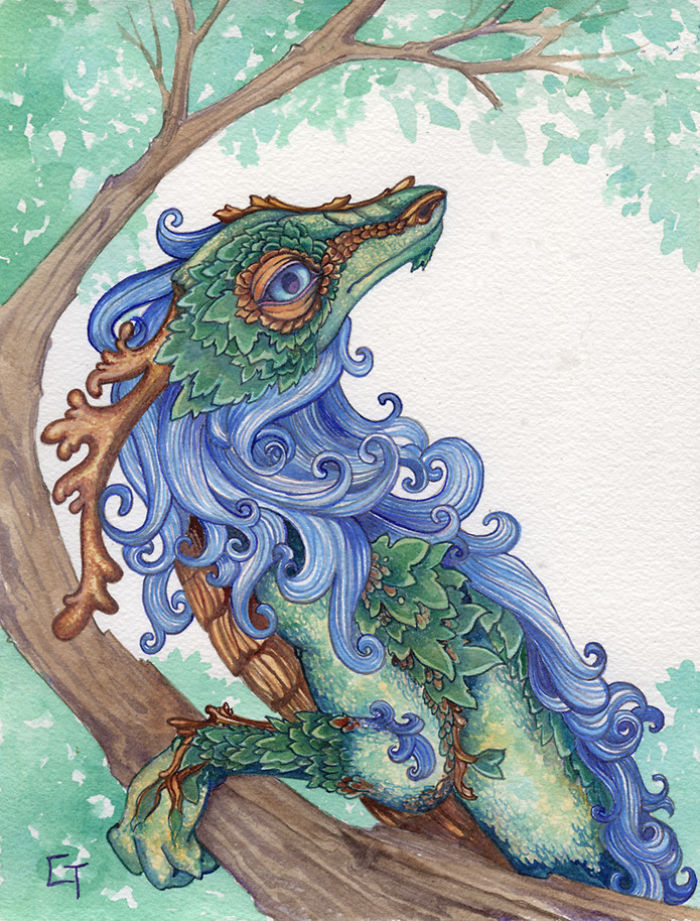 Painting Helps Me To Manage Daily Life With Schizophrenia, Here Are My 16 Dragons In Watercolor (16 Pics) Painting Helps Me To Manage Daily Life With Schizophrenia, Here Are My 16 Dragons In Watercolor (16 Pics)