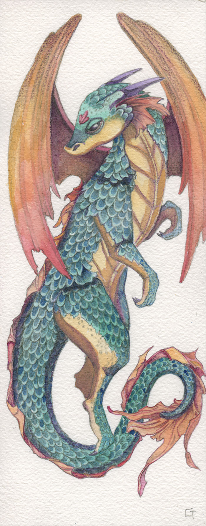Painting Helps Me To Manage Daily Life With Schizophrenia, Here Are My 16 Dragons In Watercolor (16 Pics) Painting Helps Me To Manage Daily Life With Schizophrenia, Here Are My 16 Dragons In Watercolor (16 Pics)