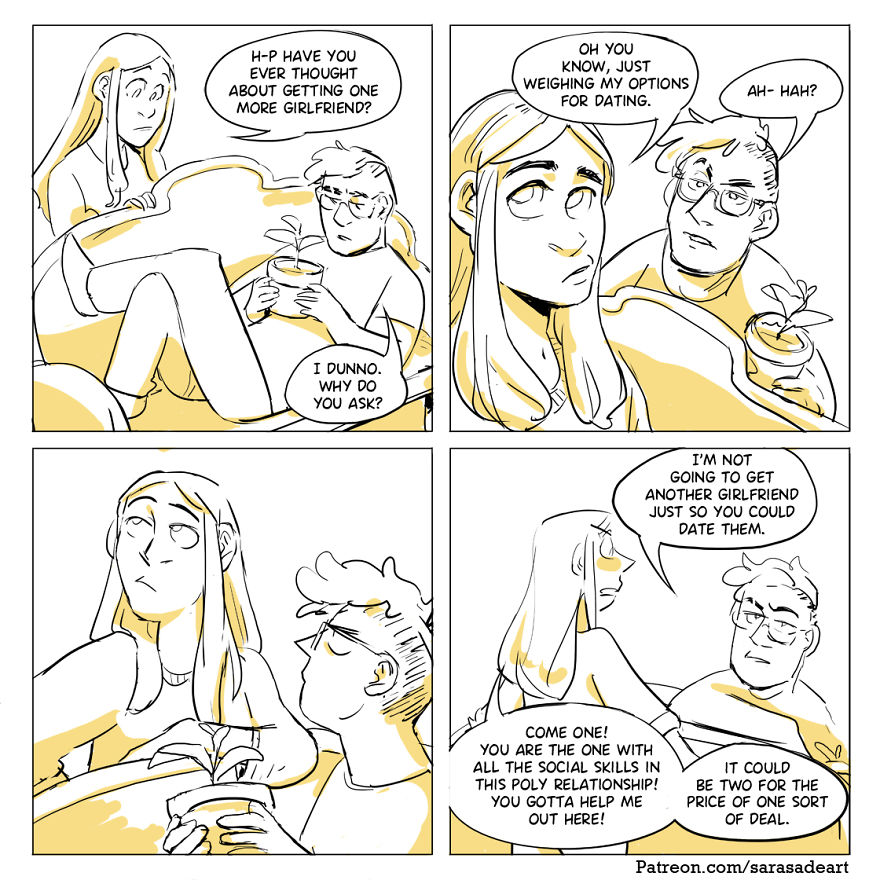 Artist Illustrates What Living In A Polyamorous Relationship Looks Like Artist Illustrates What Living In A Polyamorous Relationship Looks Like