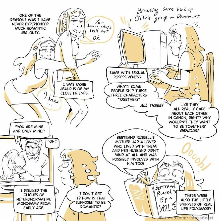 Artist Illustrates What Living In A Polyamorous Relationship Looks Like Artist Illustrates What Living In A Polyamorous Relationship Looks Like