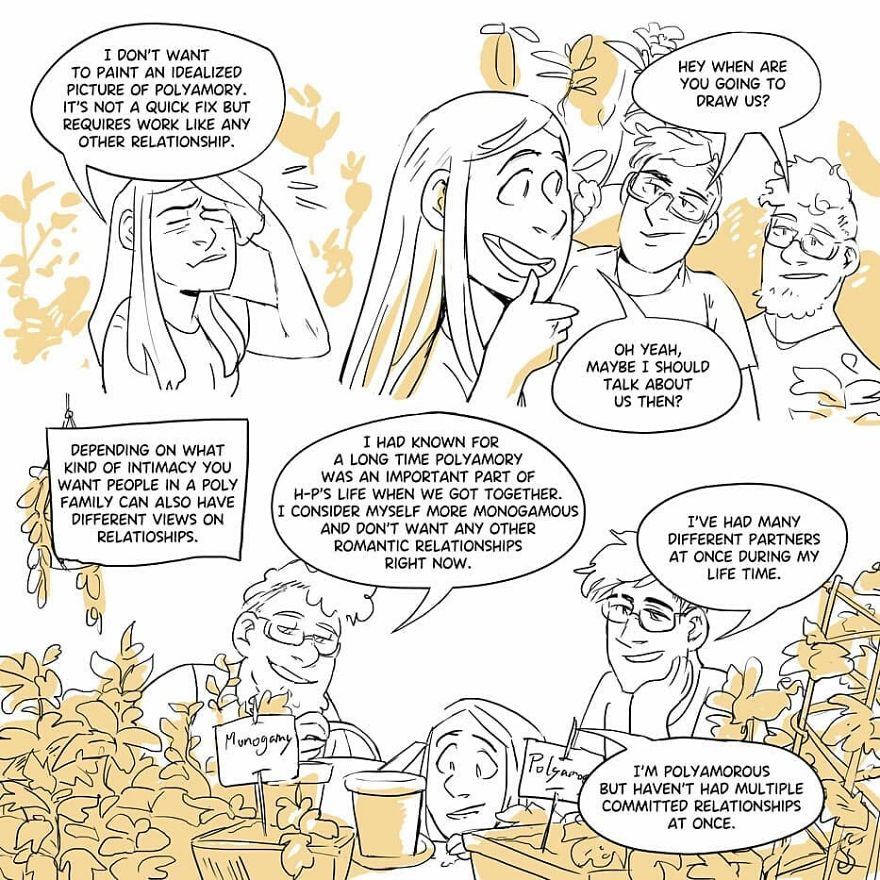 Artist Illustrates What Living In A Polyamorous Relationship Looks Like Artist Illustrates What Living In A Polyamorous Relationship Looks Like