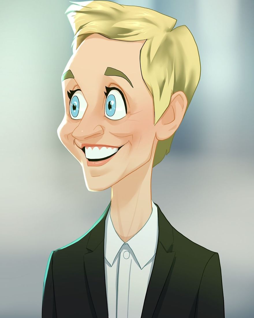 Artist Reimagines Famous People And Characters As Cartoons (78 New Pics)