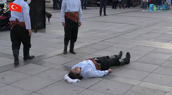 Stray Dog Interrupts Performance To Help Actor Who’s Pretending To Be Injured