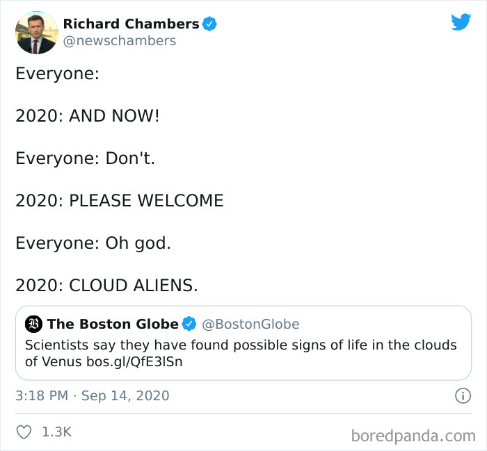 34 Memes Illustrating Humanity’s Reaction To The News About The Possibility Of Life On Venus 34 Memes Illustrating Humanity’s Reaction To The News About The Possibility Of Life On Venus