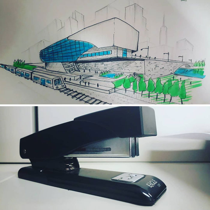 An Architect Draws Buildings Inspired By Everyday Objects (30 Pics) An Architect Draws Buildings Inspired By Everyday Objects (30 Pics)