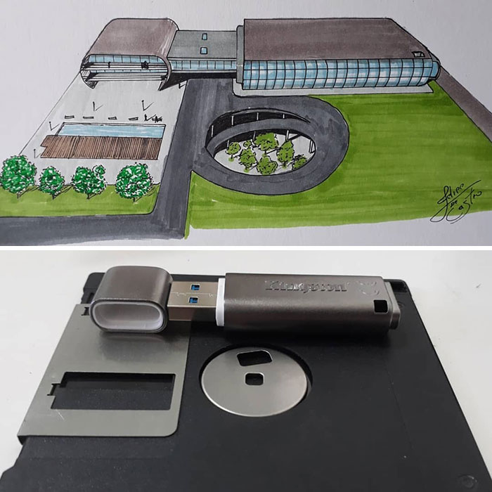 An Architect Draws Buildings Inspired By Everyday Objects (30 Pics) An Architect Draws Buildings Inspired By Everyday Objects (30 Pics)