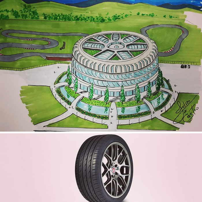 An Architect Draws Buildings Inspired By Everyday Objects (30 Pics) An Architect Draws Buildings Inspired By Everyday Objects (30 Pics)