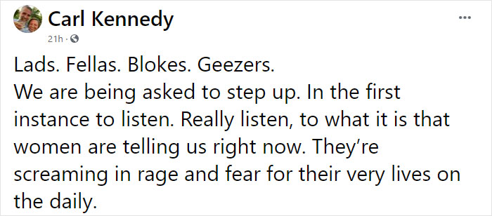 Men Are Questioning How They Can Help Women Feel Safer After The Tragic Disappearance Of Sarah Everard Men Are Questioning How They Can Help Women Feel Safer After The Tragic Disappearance Of Sarah Everard