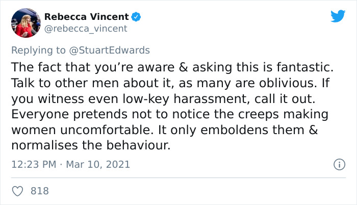 Men Are Questioning How They Can Help Women Feel Safer After The Tragic Disappearance Of Sarah Everard Men Are Questioning How They Can Help Women Feel Safer After The Tragic Disappearance Of Sarah Everard